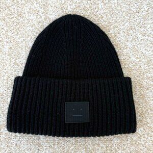 Acne Studios Black Beanie